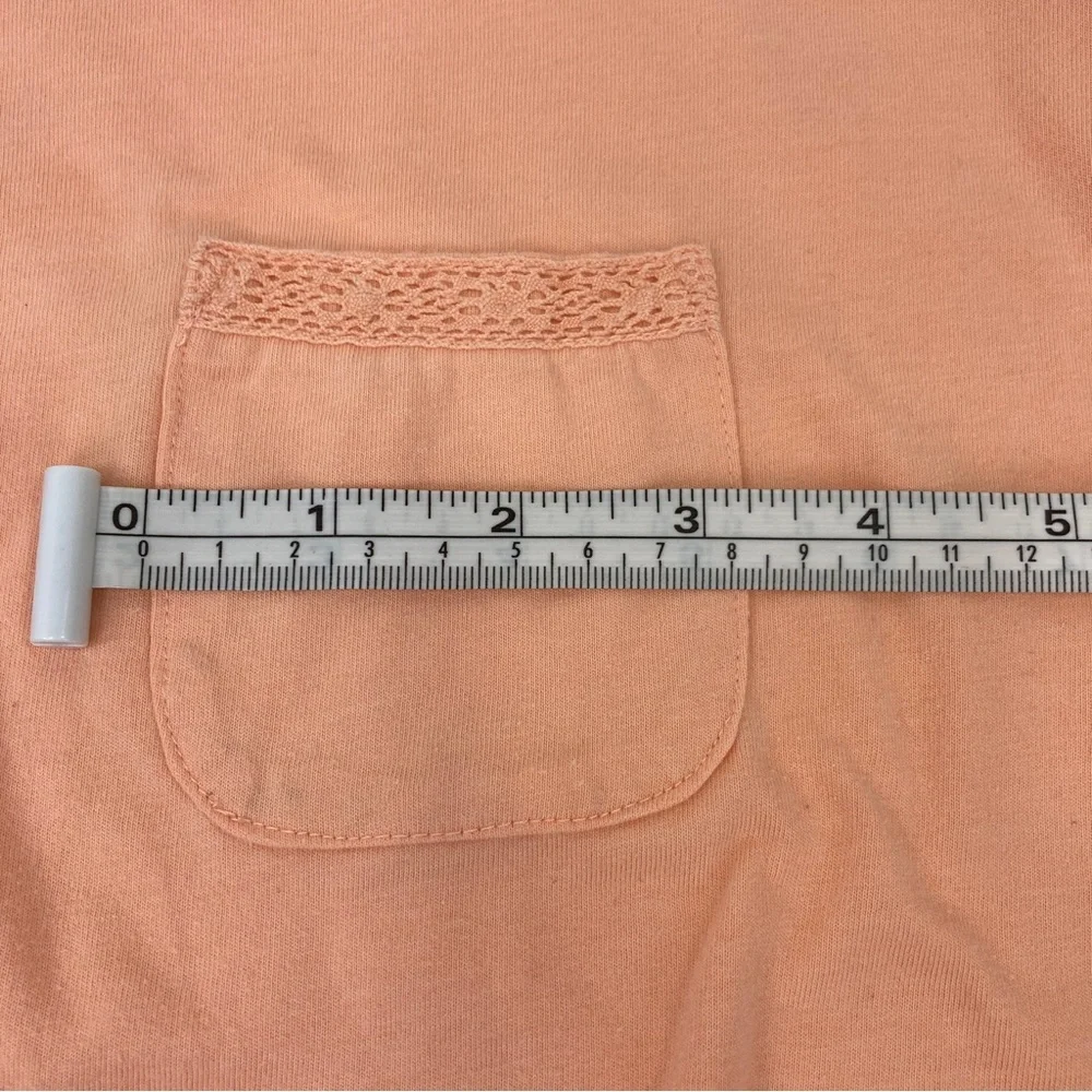 OshKosh B’gosh peach Girls Tie-Front Top 14/15 A